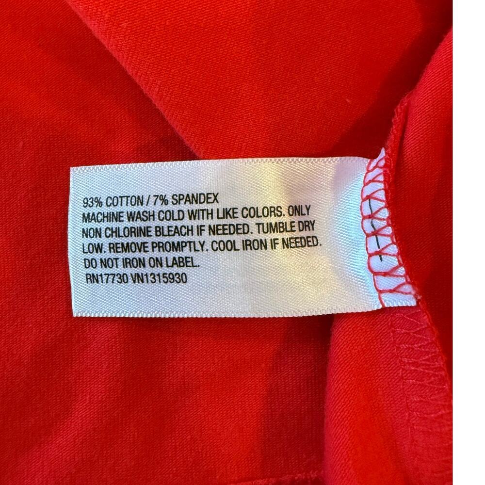 WILD FABLE Red Strapless Cotton/Spandex Summer Mini Dress XL - Picture 6 of 8
